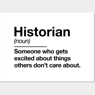 Historian definition - funny history teacher professor humor - by Kelly Design Company Posters and Art